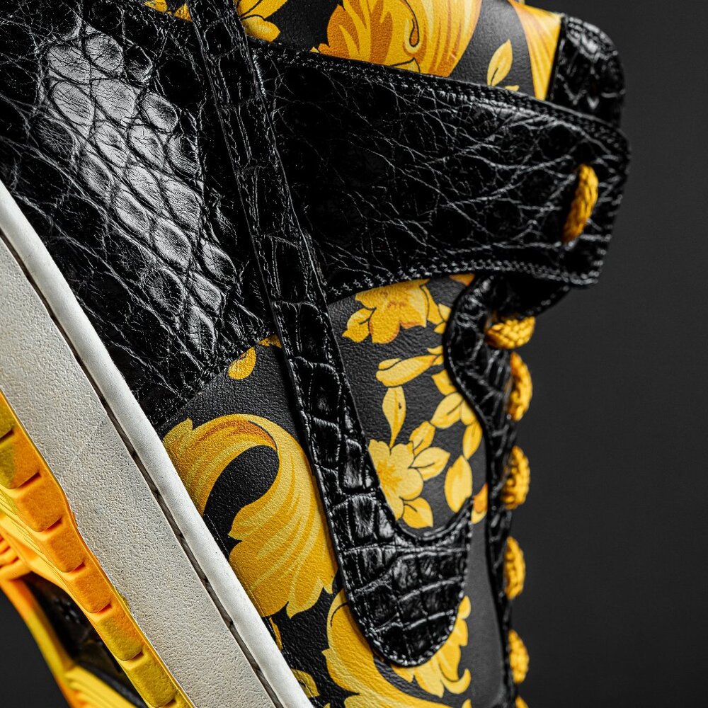 NikeDunk Custom with Genuine Alligator Skin size 10 - 28 cm on the insole ! - Picture 12 of 16